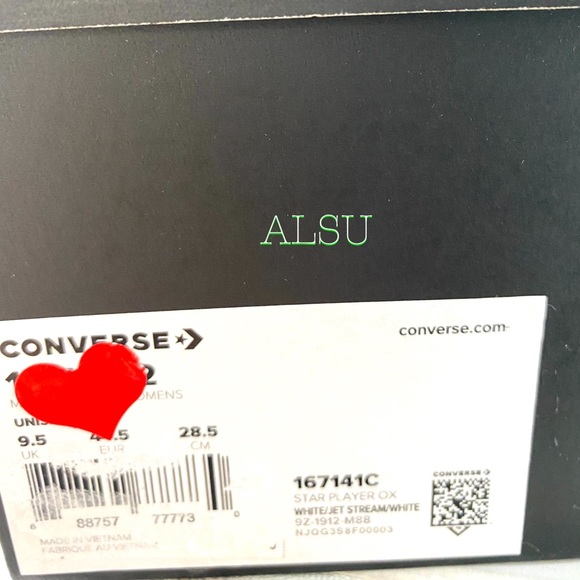 Converse Star Player Leather White Men’s Sneakers - Picture 10 of 10